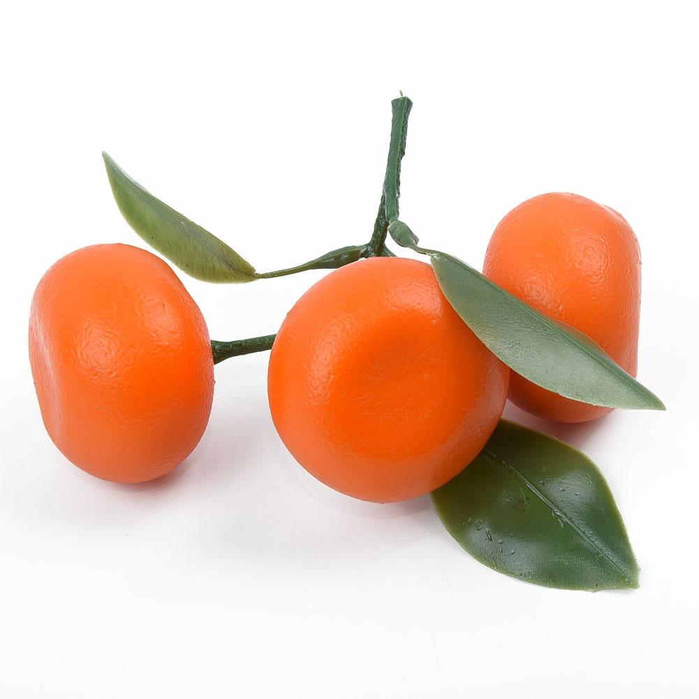 Foam Artificial Tangerine Orange Fruit Food Decoration Display Realistic