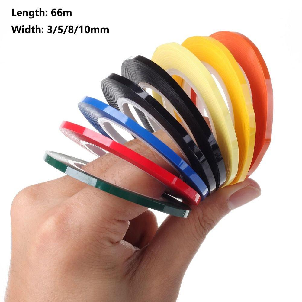 66 Meters Coding Tape Multicolor Mylar Tape Heat Resist Whiteboard Tape