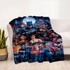 Poster Coperta Plaid in Flanella con Collage di Supereroi DC Comics per Divano, Letto, Viaggio, Campeggio, Ufficio, Divano, Sedia
