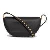 Burberry Olympia Leather Shoulder Bag With Metal Accents And Magnetic Closure Small Women Handbags Black 80470131