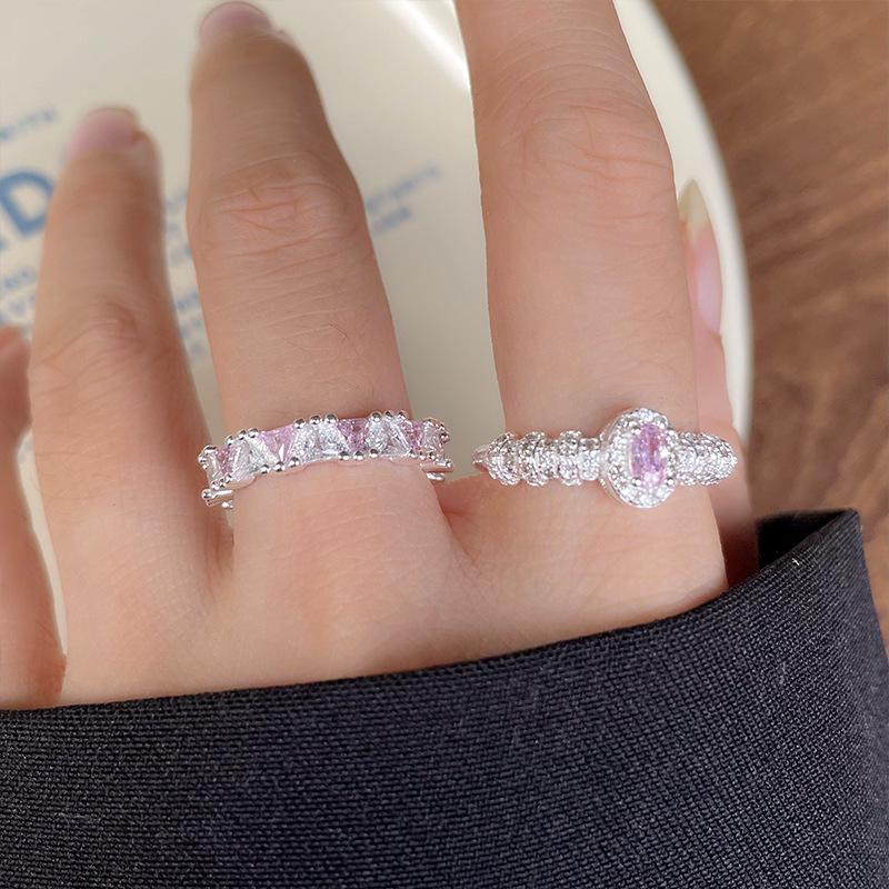 Lan Zhi Korean Dongdaemun Luxury 925 Silver Non-Fading Women's Ring