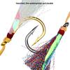 Strong Sharp Assist Hooks Carbon Steel Single Jig Hooks Portable Slow Jigging Hooks  Sea Pesca