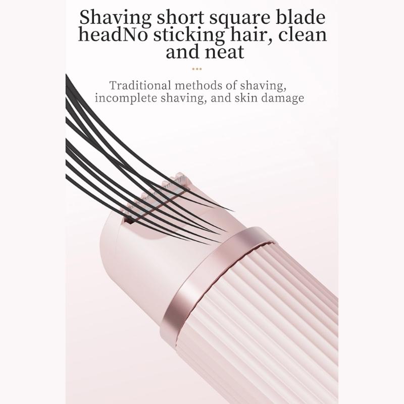 Electric Shaver Cutter for Women Bikinis Trimmer USB Rechargeable Hair Removal for Women Pubic Hair Trimmer Tool