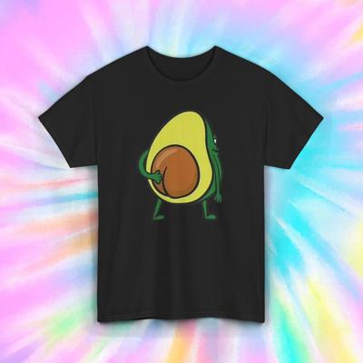 Avocado Butt Unisex T-Shirt | Funny Food Graphic | Cute Avocado Design Tee S-4xl
