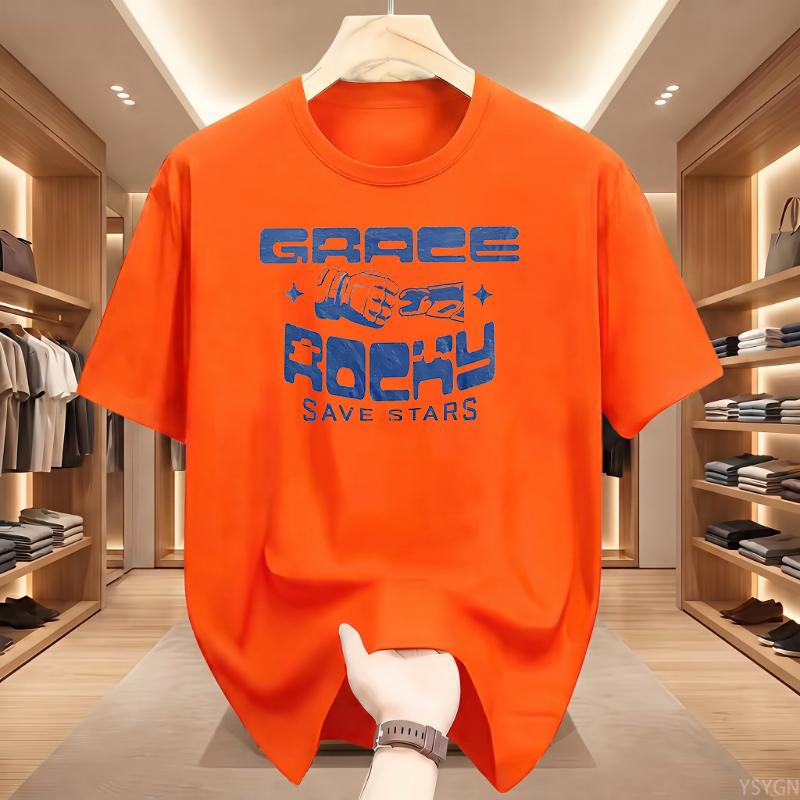 Grace Rocky Save Stars T Shirt Project Hail Mary Tshirt Rocky Alien Friendship Space Graphic Tee Book Lover Clothing