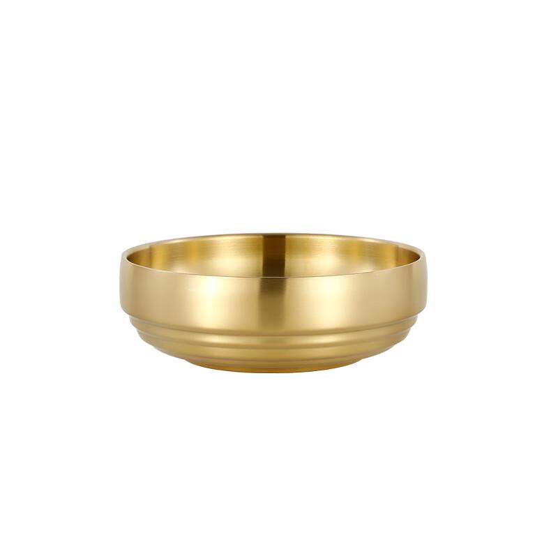 ZISIZ Korean Double-Layer Insulated Stainless Steel Noodle Bowl