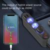 Auto Socket Lighter Splitter 3 Socket, 200W Auto Socket Lighter Adapter with 20W PD3.0 USB C Car Charger, 18W QC3.0 Voltmeter Switch Outlet 12V/24V