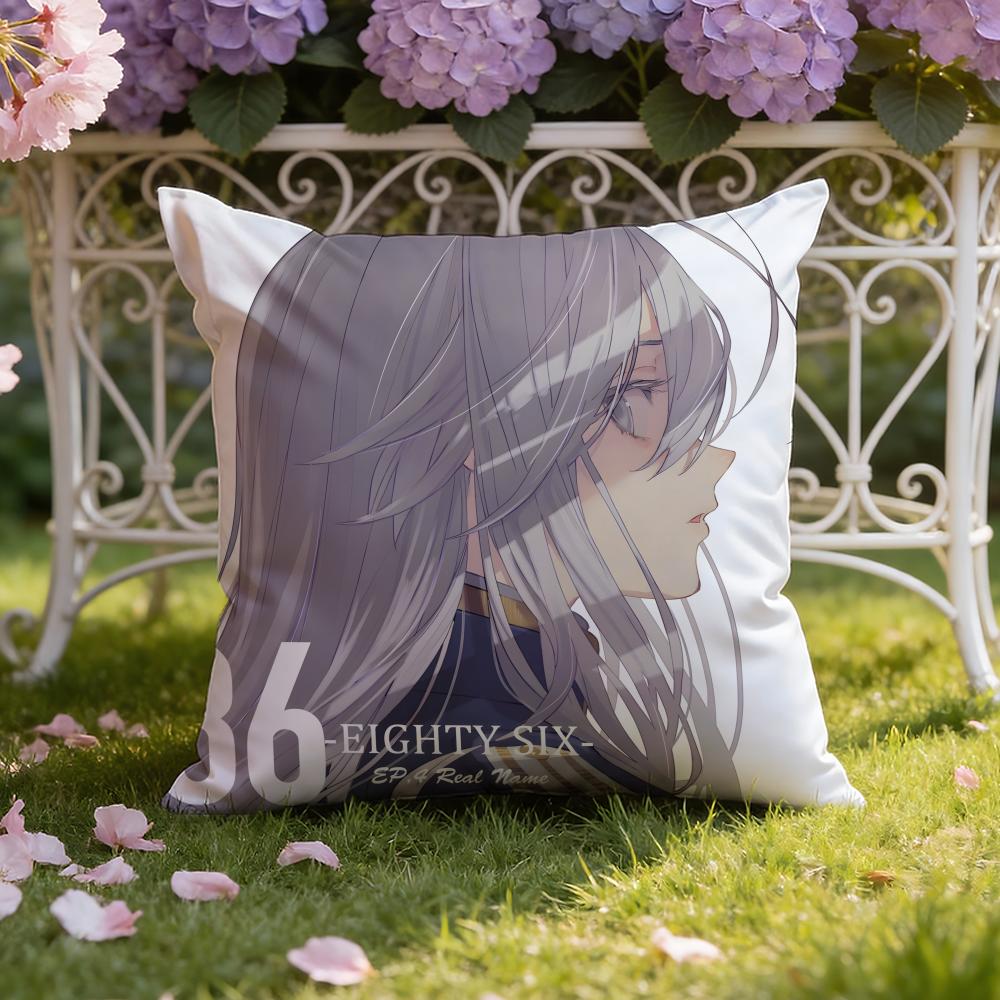 Anime 86 -Eighty S-Six Cushion Cover Home & Car Dual-Scene Pillow Cover: Reversible for Premium Comfort