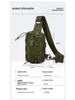 Men's Tactical Camouflage Crossbody Bag - Multi-Functional, Portable Outdoor Chest Bag for Camping, Sports & Cycling