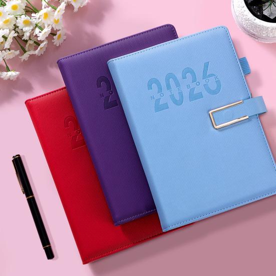 2026 Denní plánovač 12měsíční týdenní a měsíční organizér s inspirativními citáty A5 produktivní zápisník pro práci, školu, sledování cílů
