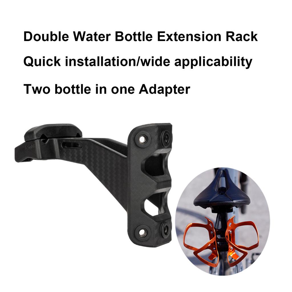 Bike Bottle Cage Adapter Lightweight Design for Road Mountain Bikes Easy Installation Bike Water Bottle Holder Extension