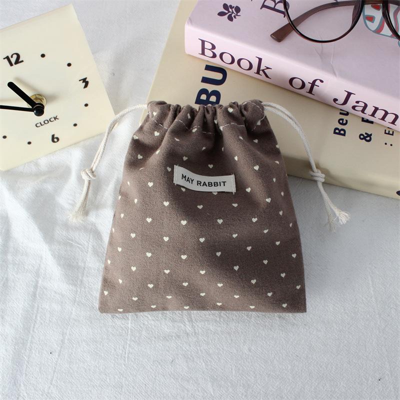 Tragbare Kordelzugtasche Niedliche Mini-Kordelzugtaschen Schlüssel-Münzbeutel für unterwegs Reise-Organizer-Taschen Kulturtasche Schmuck-Staubbeutel