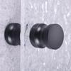 Aluminum Alloy Door Handle Black/gold Single Glass Door Knob Bathroom Shower Cabinet Double-Sided Handle Pull Gate Home Hardware