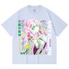 230 g/m² 100% Baumwolle Demon Slayer V102 Mitsuri Druck Unisex Schweres Baumwoll-T-Shirt