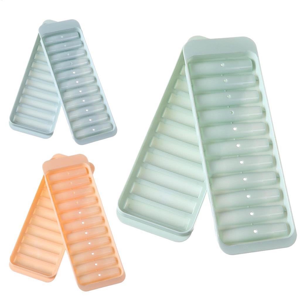Long Ice Bars Maker With Lid Ice Tray Summer Iced Beverage Making Tools For Cocktails Wine Juice Creative Family Chilled Drinks