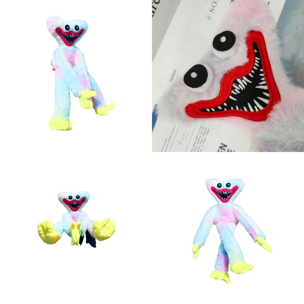 Kolorowa pluszowa zabawka Huggy Wuggy Postać z gry Poppy Playtime 40cm Świetny prezent dla dzieci