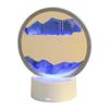 3D Quicksand Night Light - Touch-Control Atmosphere Lamp with Hourglass Landscape Design, Perfect for Relaxation and Gift Giving