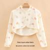 Women's Pure Cotton Shoulder and Neck Warmer Shawl - Ideal for Sleeping and Postpartum Comfort.
