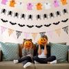 Hanging Halloween Bat Banners Black Spider Ghost Bat Halloween Party Banner  Bar Decoration