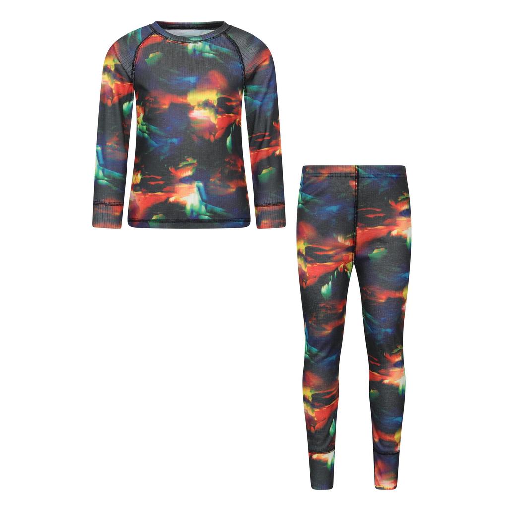 Mountain Warehouse Childrens/Kids Talus Geometric Base Layer Set