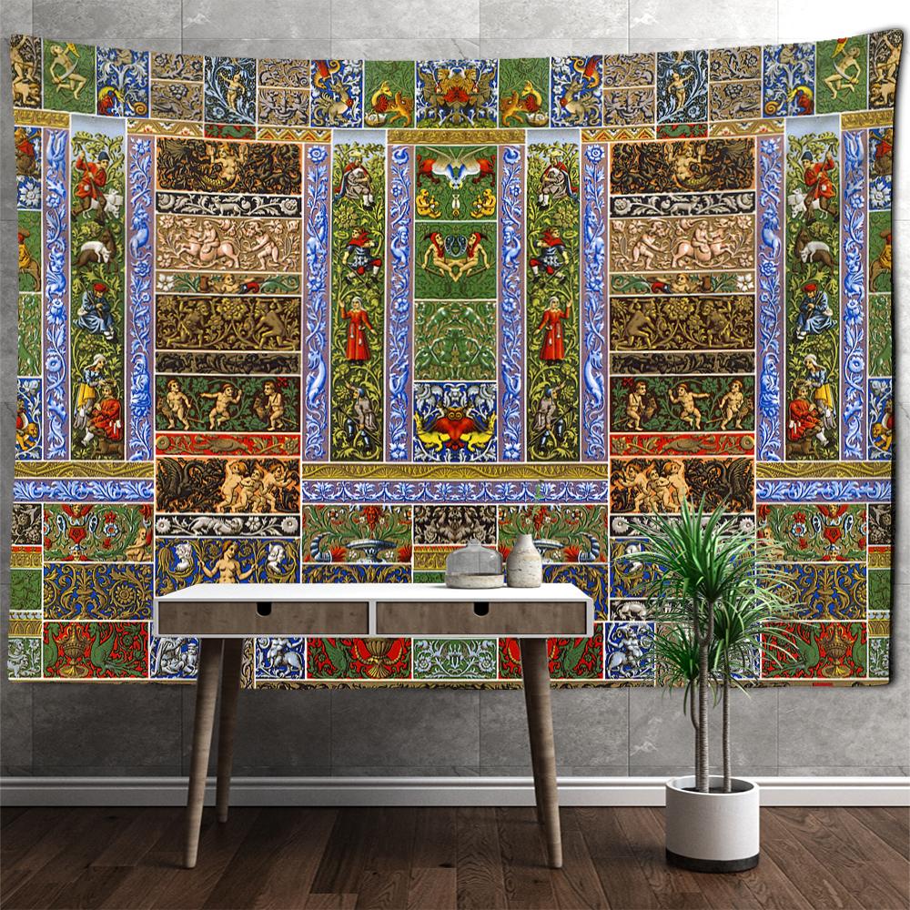 Романтический загадочный узор гобелен настенный психоделический колдовство хиппи Мандала — фото 10