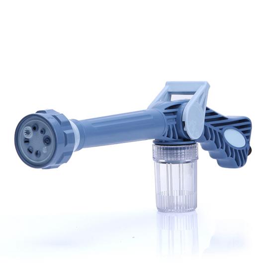 Multi-functional 8-In-1 High Pressure Washer with Liquid Dispenser 8 Spray Modes Plants Watering Cleaning Handheld Sprayer Sprinkler Jet Washing Tools