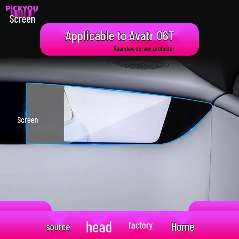 25 Model Avatr 12 Navigation Tempered Film, Central Control Screen Protector & Instrument Protective Film for Car Modification