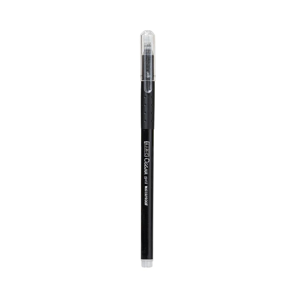Linc Ocean Classic 0.5mm Gel Pen Black Ink Smooth Writing Fast Flow for Office School Home Use Comfortable Grip Pack of 1 X 10pcs