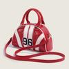 New Autumn and Winter Women's Niche Splicing Portable Pillow Bag High-end Handbag Crossbody Boston Bag