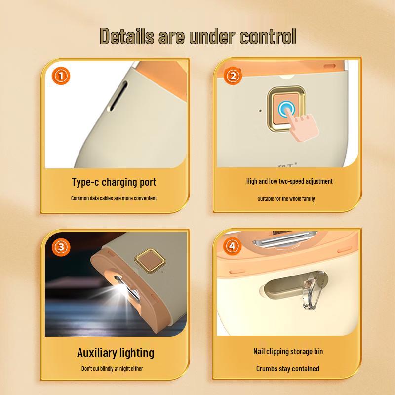 Hezheng Automatischer Elektrischer Nagelknipser & Schleifer