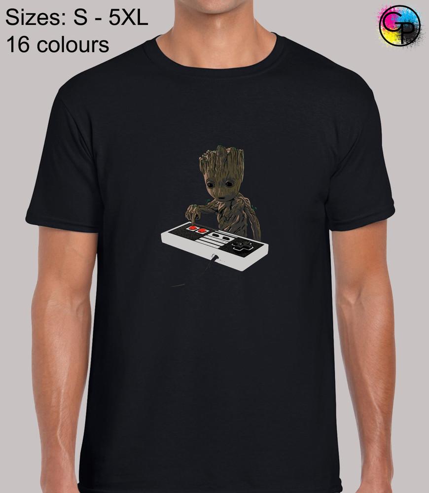 

Baby Groot Bomb Super Hero Iron Hulk Man Thor Fan Novelty T-Shirt for Men M