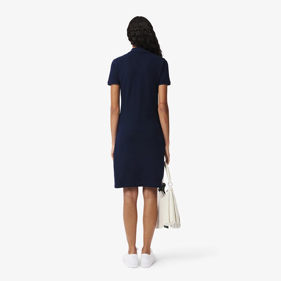 [Lacoste] Women's Slim Fit Minipique Polo Dress EF5473-55G166
