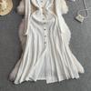 Autumn Winter Women Brand Designer Runway Party Dresses Full Sleeve Knitted Sweater Long Midi Pullover Fishtail Dress