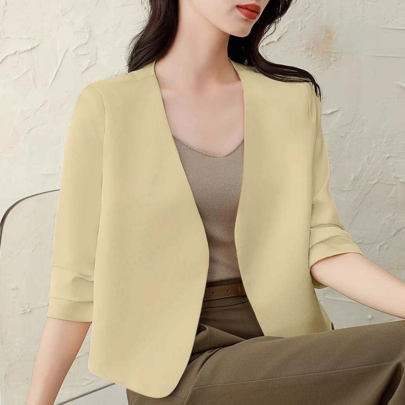 

ZANZEA Women Casual V-Neck 3/4 Sleeve Loose Cardigan Tops M