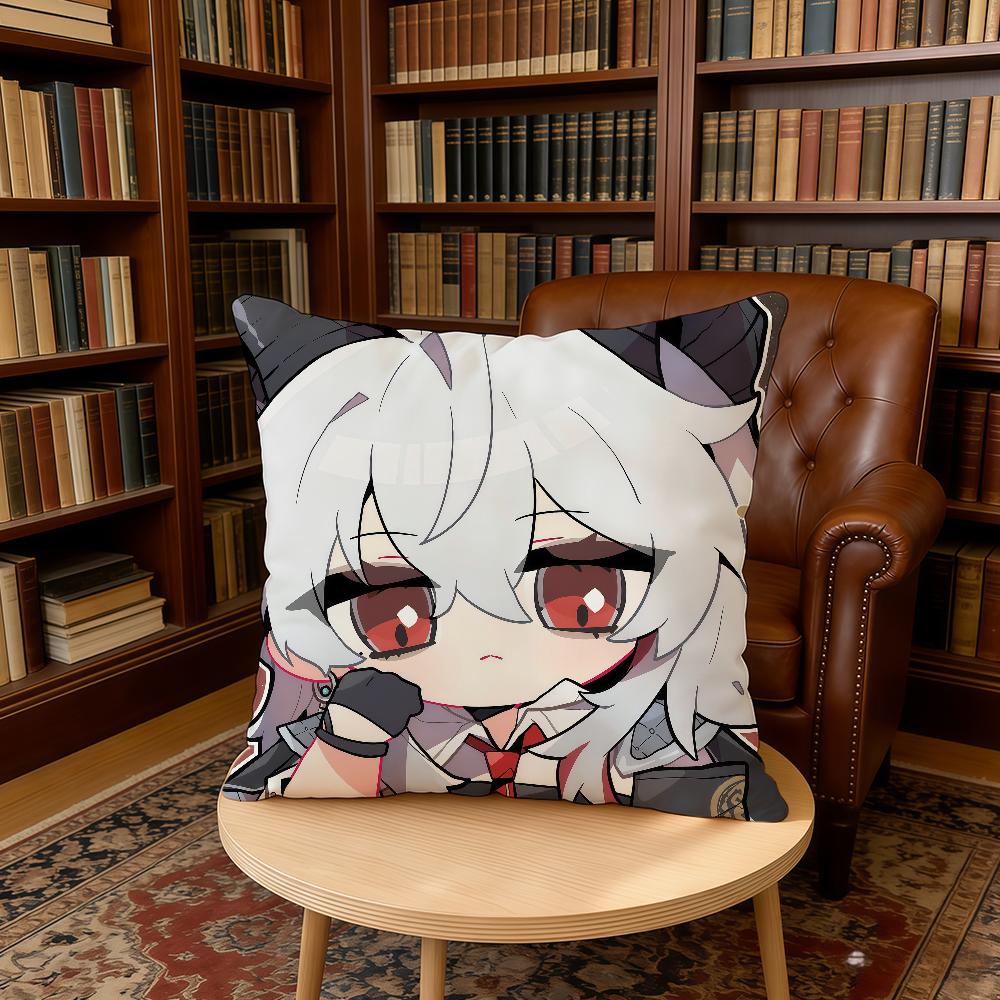 Game cushion Wuthering cover Home Office Birthday Anniversary Gifts Cute Waves Soft Skin Friendly Cushion Cover 30x30cm 12x12in