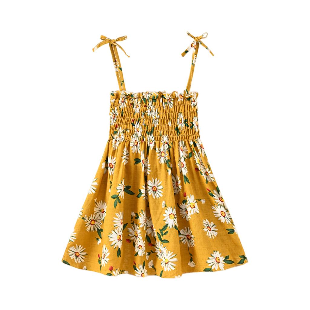 Ärmelloses Blumenkleid für Kinder - Süße Modekleider