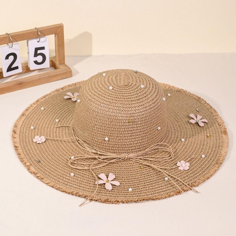 Big Brim Beach Hat Multicolor Big Brim Hat Fashion Sun Block Hat for Women