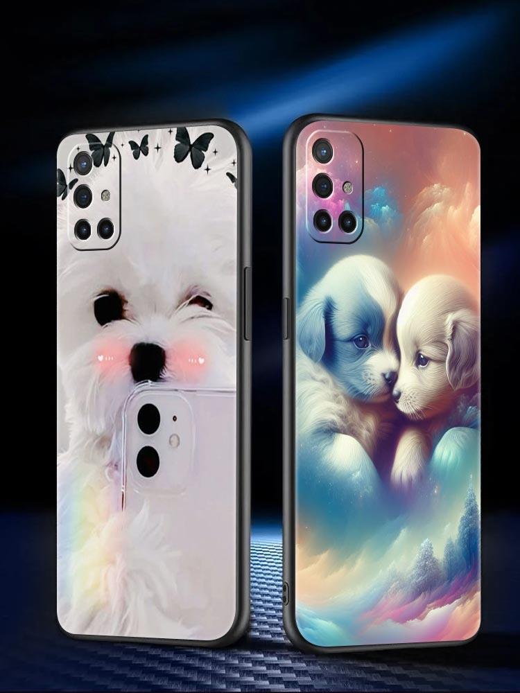 Phone Case For Oneplus 13R 13 12 10T 11 R10 Nord N100 N200 N10 9 9R CE 2 3 Z Pro Lite 5G Soft TPU Cover Cute Little Dog Fundas