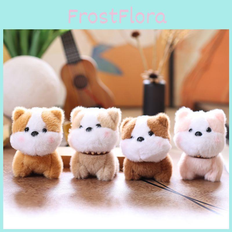 Toy Puppy Cute Keychain Animal Plush Super Soft Backpack Pendant For Teens