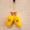 Fruit Plush Toy Keychain - Persimmon, Apple, Banana Backpack Accessory
