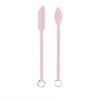 2 Teile/satz Spatel Werkzeug Set Silikon Mini Spatel Dual-Ended Schaber Schönheit mit Löffel für Küche Gläser