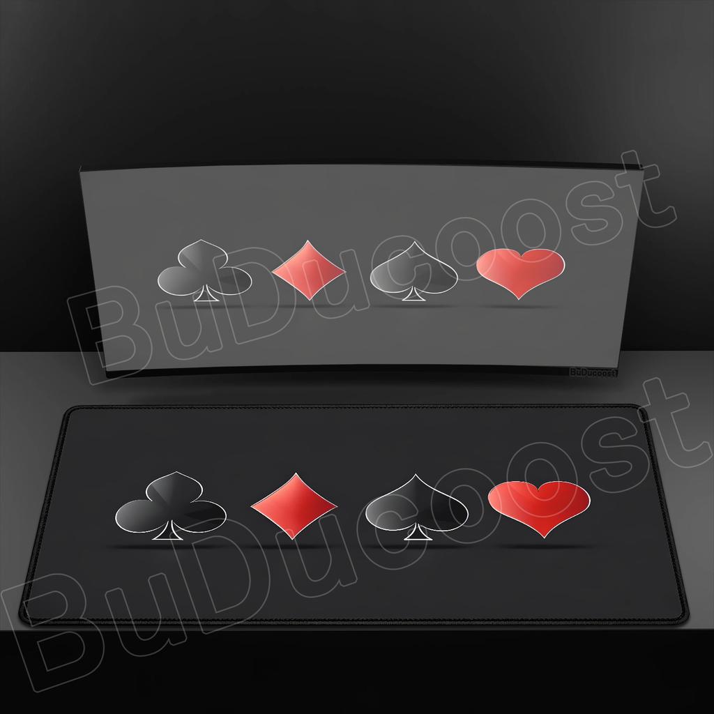 HD Druck Pokerkarten Mauspads Computer XXL Mauspads Tastatur Mauspads Gamer Rutschfeste Gummi Office Teppich Dwsk Matten Mauspads