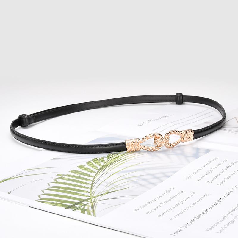 

Cowhide Thin Belt Women s Decorative Versatile Genuine Leather Women s Belt Belt Dress Belt Women s Ins Style 58-100cm