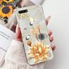 For Huawei Y6 Prime 2018 Case Clear Cute Fashion Flowers Luxury Painted Cover For Huawei Y6Prime 2018 Phone Case ATU-L42 ATU-L31