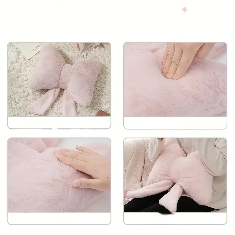 A Cute Bow Pillow - Soft,Hand Washable,Perfect for Bedroom&Sofa Decorations Ideal Gift | Room Décor|Decoration Throw Pillow Halloween Easter Christmas