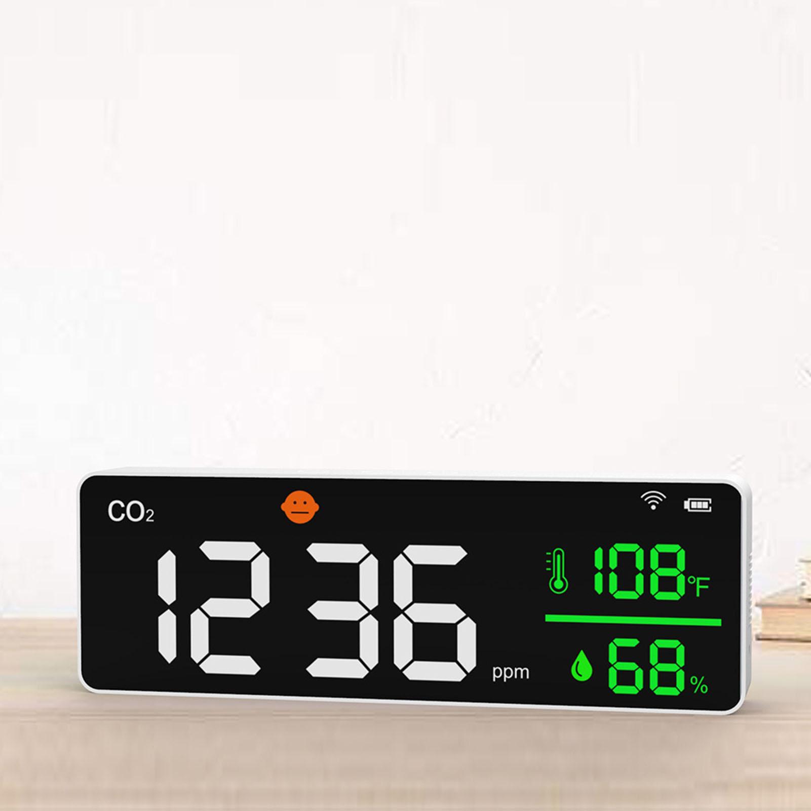 

Детектор углекислого газа для бытового использования, настенный, концентрация CO2, температура окружающей среды и