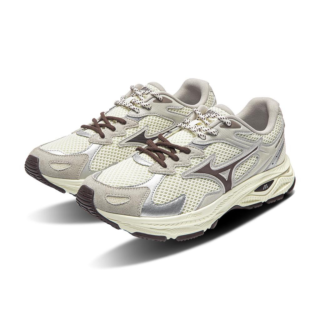 Mizuno Racer S Low top Running Shoes Unisex Ecru D1GH253510