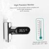 Duschthermometer Duschthermometer Rd Badezimmerthermometer, Wassertemperaturthermometer 5~85 360° drehbares LED-Display für Baby-Duschthermometer