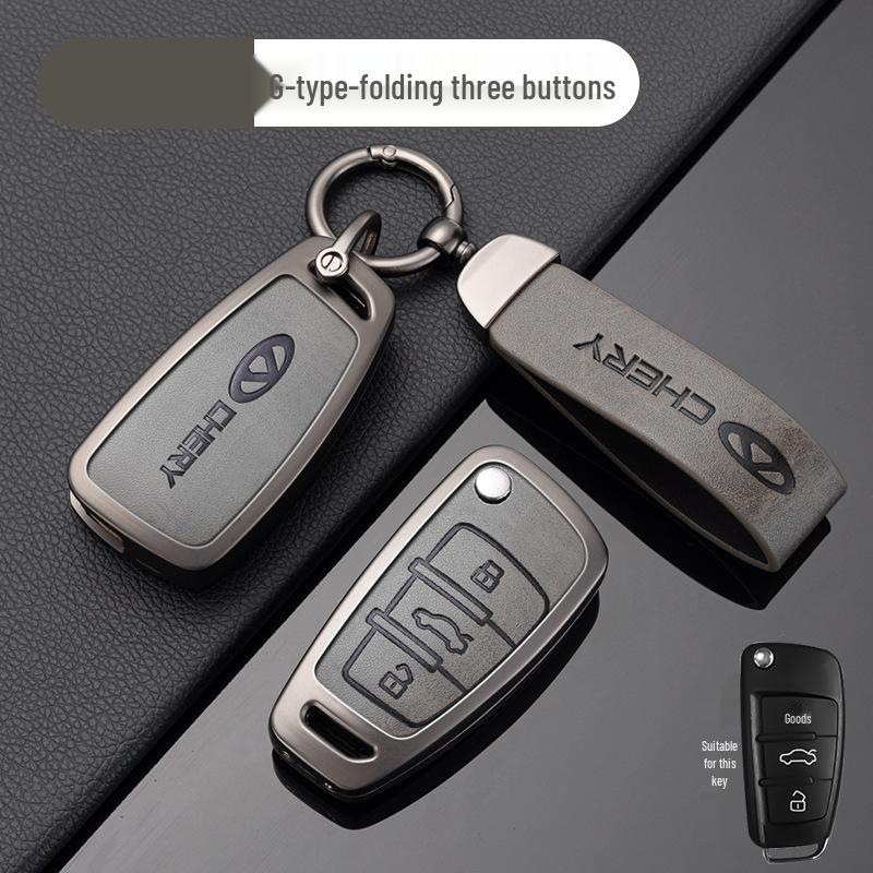 High-End Voll-Schlüsselhülle für Chery 5x, Tiggo 3x, Exeed TX, Tiggo 7 - Unisex Design