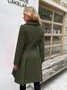 In Stock: New European/American Plus Size Women's Double-Breasted Long Wool Coat (Autumn/Winter Collection)